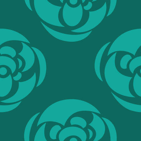 Hand drawn flower seamless pattern. Floral stylish color background. Vector modern repeating textureのイラスト素材