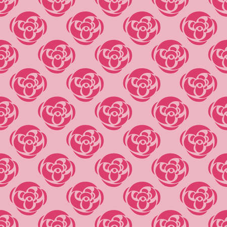 Hand drawn flower seamless pattern. Floral stylish color background. Vector modern repeating textureのイラスト素材