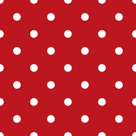 Pattern with white polka dots on pink backgroundのイラスト素材