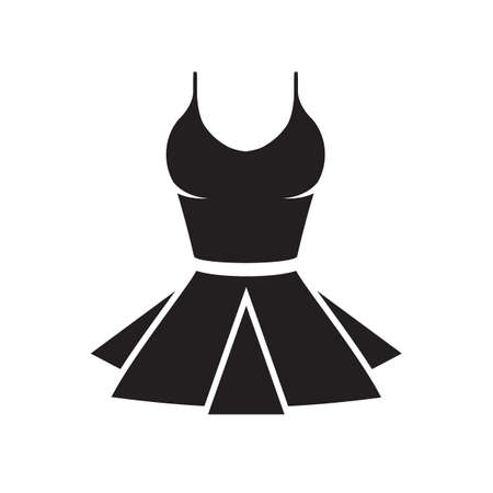 women underwear vector icon isolated on whiteのイラスト素材