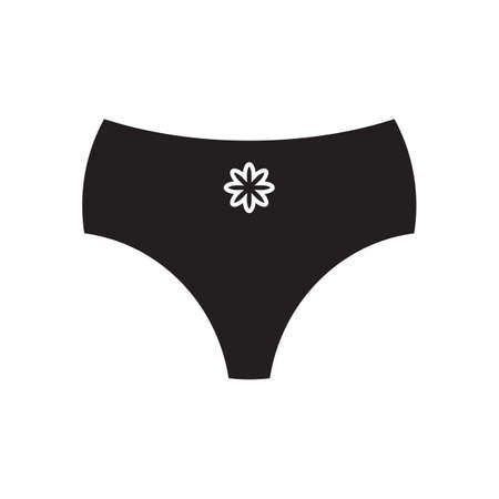 women underwear vector icon isolated on whiteのイラスト素材