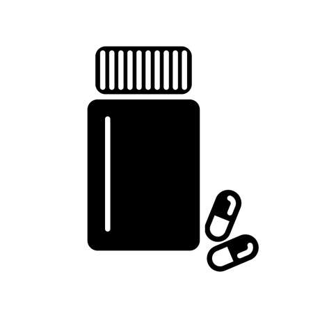 pill vector icon isolatedのイラスト素材