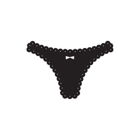 women underwear vector icon isolated on whiteのイラスト素材