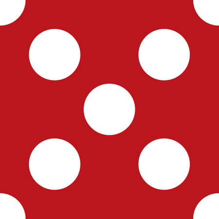 Pink seamless Polka dot background set. Trendy colour pattern collectionのイラスト素材