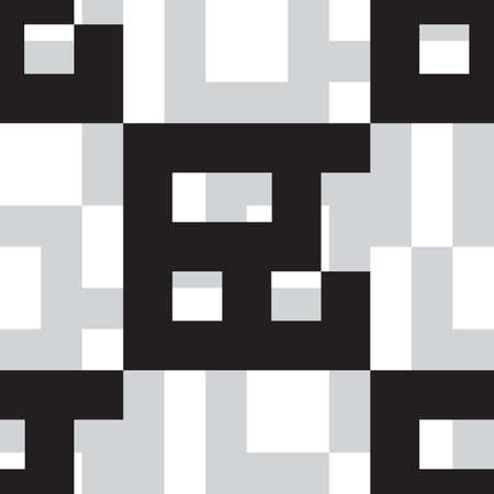 Geometric seamless pattern with square and rectangular elements