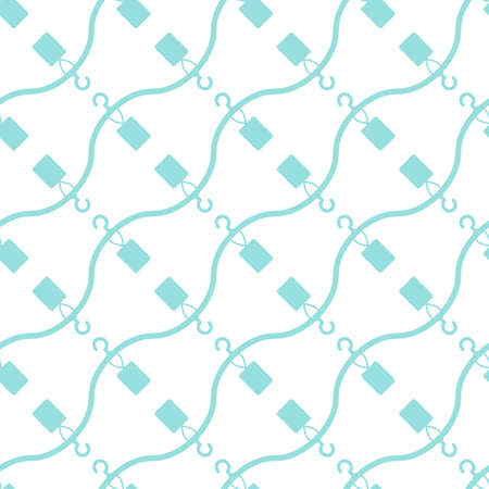 Simple hanger retro pattern. Vector seamless blue rack backgroundのイラスト素材