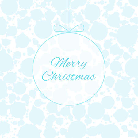 Bright blue background with snowflakes. Vector snowfall winter pattern. Snow falling illustration for Christmas designのイラスト素材