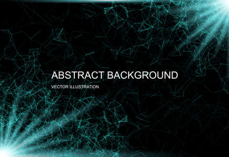 Abstract technological background. Internet connection illustration. Science and technology graphic design.のイラスト素材