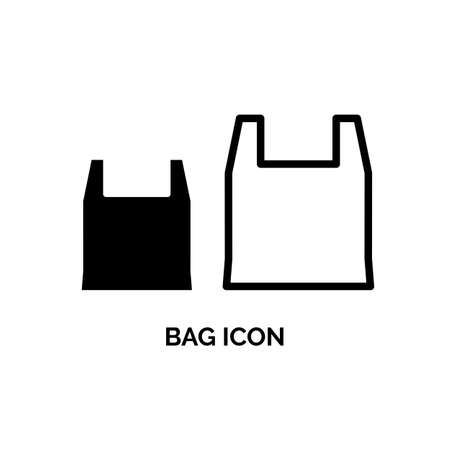 Bag icon. Handbag vector symbol for fashion design. Shopping emblem.のイラスト素材