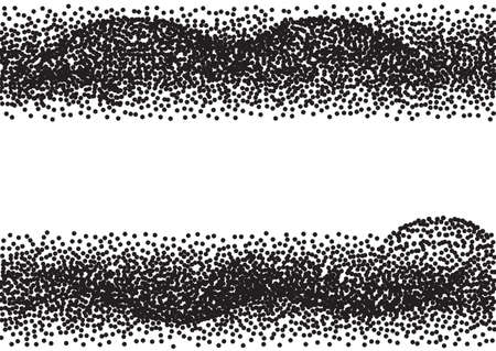 Dotted halftone background. Grunge vector pattern for business design. Gradient texture in pop art style. Universal stipple dot template.のイラスト素材