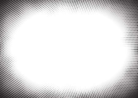 Dotted halftone background. Grunge vector pattern for business design. Gradient texture in pop art style. Universal stipple dot template.のイラスト素材