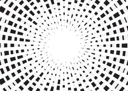 Speed line fast motion background. Comic vector illustration with lines. Pop art patternのイラスト素材
