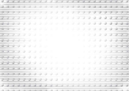 Light halftone futuristic background for web layout. White and gray half tone vector pattern with dots and gradients.のイラスト素材