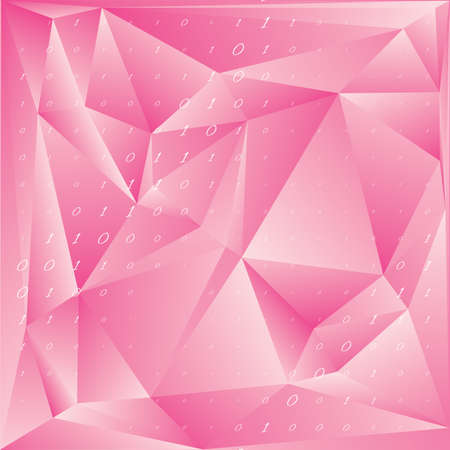 Binary computer code background. Gradient 0 and 1 numbers pattern. Data and technology texture, matrix template for cyber design.のイラスト素材