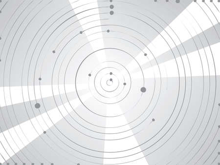 Concentric circles halftone engraving black and white striped texture. Lined gradient template for design, background, wrapping, website decoration.のイラスト素材