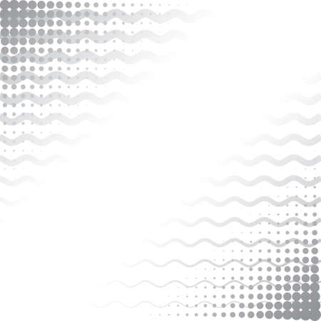 Light halftone background for web layout. Half tone vector pattern. White and gray speed line with waves.のイラスト素材