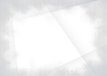 Light halftone background for web layout. White and gray half tone vector pattern with dots and gradient lines.のイラスト素材