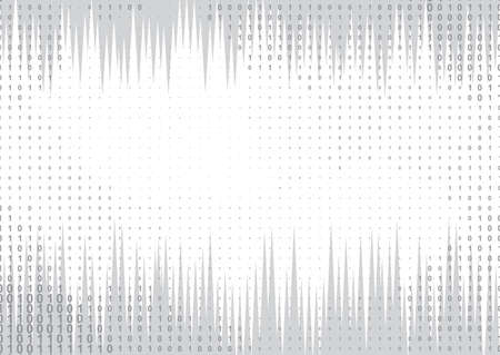 Light Halftone Background for Web Layout. Half Tone Vector Pattern. White and Grey Speed Line or Fast Motion Backgroundのイラスト素材