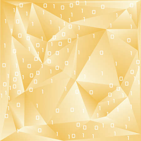 Binary Computer Code Background. Gradient 01 Numbers Pattern. Data and Technology Texture.のイラスト素材