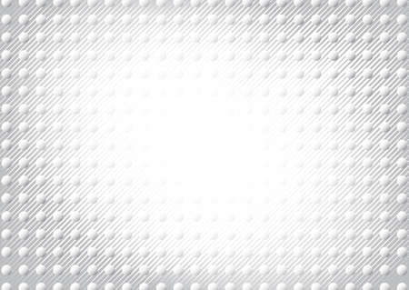 Light Halftone Futuristic Background for Web Layout. White and Grey Half Tone  Pattern with Dots and Gradientsのイラスト素材