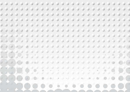 Light Halftone Futuristic Background for Web Layout. White and Grey Half Tone  Pattern with Dots and Gradientsのイラスト素材