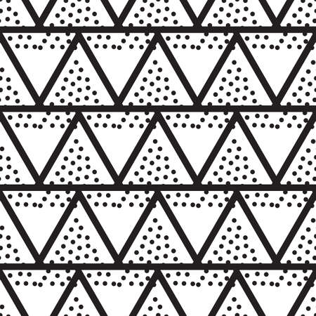 Vector Memphis Seamless Geometric Pattern. Endless Hipster Retro Background or Textureのイラスト素材