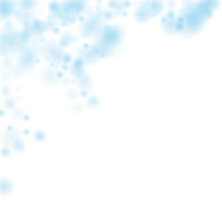 Bright blue background with snowflakes. Vector snowfall winter pattern. Blue snow flakes illustration for Christmas designのイラスト素材