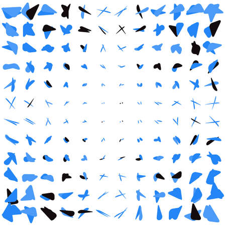 Light grey and blue triangle or triangular vector burst background for web layout. Trigon or delta fast motion explosion or blowing up patternのイラスト素材