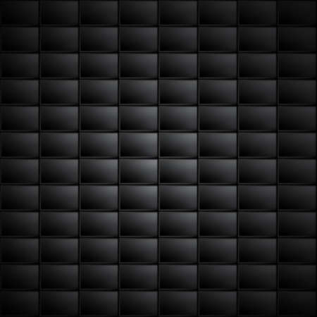 Black abstract rectangle background. Vector square pattern for advertising, banner, brochure or modern web designのイラスト素材