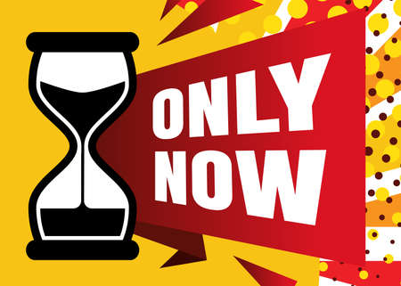 Last Minute Text Banner with Offer Clock. Promotion and Discount Icon with Speed Rays in Pop Art...