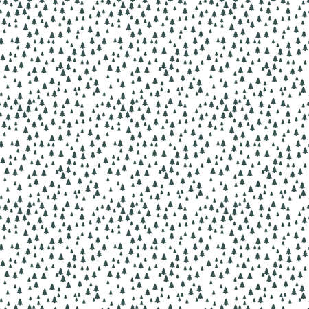Christmas tree seamless pattern. Xmas fir texture background, New Year holiday tree repetitive...