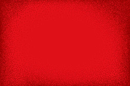 Dark Red Halftone Christmas Background. Scarlet, Light Purple Half Tone Christma Vector Pattern with Dots, Gradients and Glowing Stars for Web Layoutのイラスト素材