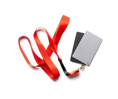 White balance cards isolated. Gray and black plastic cards, photographer tools for color correction...