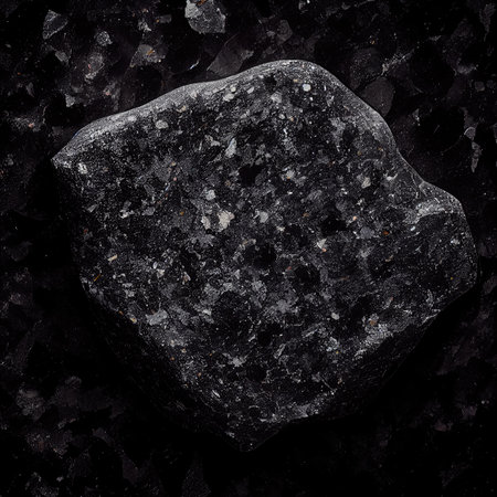Black Granite Background, Galaxy Texture Marble Texture, Natural Luxury Granite, Vantablack Stone Pattern, Generative AI Illustrationの素材