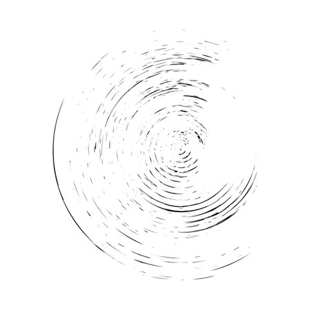 Round Grunge Shape Texture, Rough Circle Stamp, Black Paint Ring Frame, Brush Sale Certificate, Round Grunge Shape Vector Texture Backgroundのイラスト素材
