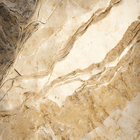Travertine Texture Background, Beige Marble Surface, Polished Granite Floor, Natural Travertine Stone Pattern, Generative AI Illustrationの素材