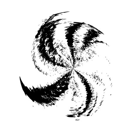 Round Grunge Shape Texture, Rough Circle Stamp, Black Paint Ring Frame, Brush Sale Certificate, Round Grunge Shape Vector Texture Backgroundのイラスト素材