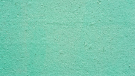 Blue faded painted stone wall texture background and wallpaper. Horizontal compositionの写真素材