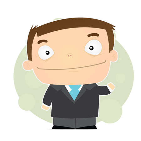 cartoon managerのイラスト素材