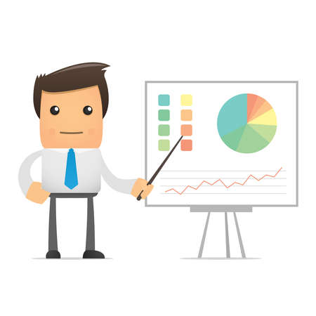 funny cartoon office worker for use in presentations, etc. funny cartoon office worker for use in presentations, etc.