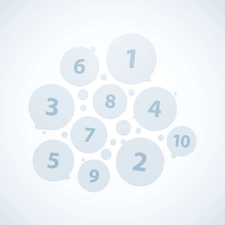 abstract chart infographicのイラスト素材