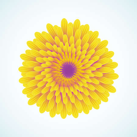 flower with a shade of purpleのイラスト素材