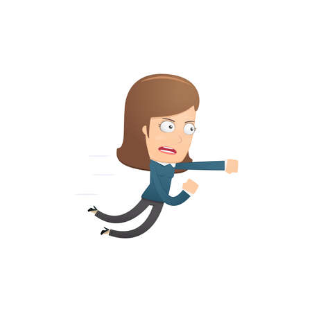 Girl manager, suitable for use in dialogues with other characters.のイラスト素材