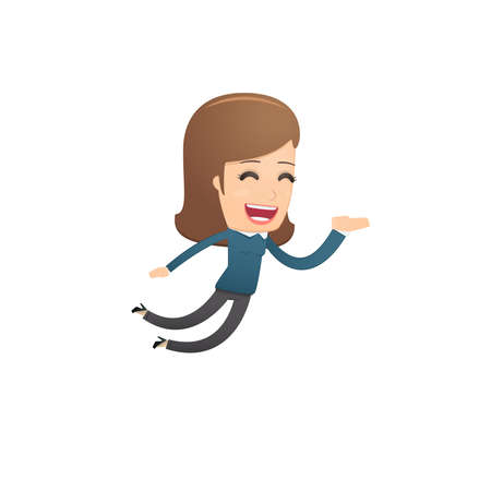 Girl manager, suitable for use in dialogues with other characters.のイラスト素材