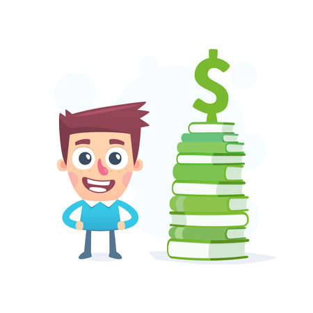 Knowledge about moneyのイラスト素材