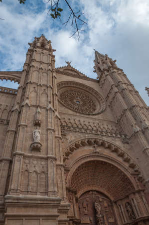 La Seu cathedral, Palma de Mallorcaの写真素材