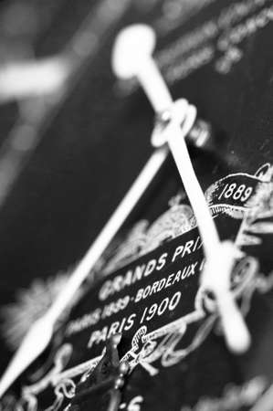 Vintage clock Paris 1900のeditorial素材