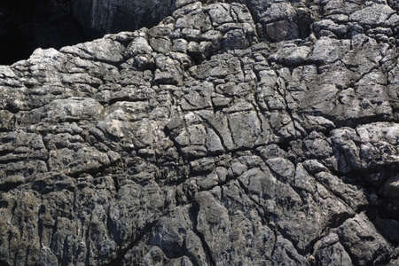 Weathered limestone rock, Cape Formentor, Majorca, Spain  Background 