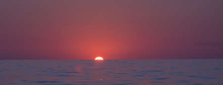Sunrise horizon panorama