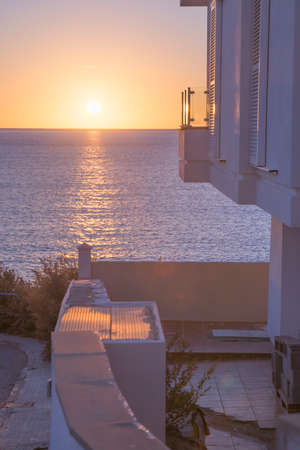 Mediterranean view real estate, Majorca, Balearic islands, Spainのeditorial素材